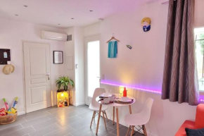 Au petit QG: Apt cosy pour 2 Prs, 200m des plages